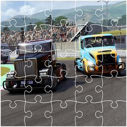 Racing Trucks Jigsaw